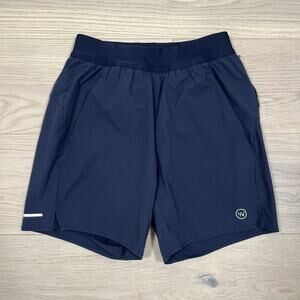 Whoop Men's Athletic Shorts Small Black Lined Zip Pocket Gym Run 4.0